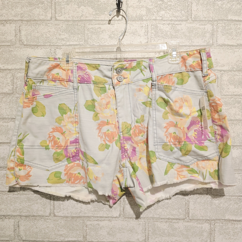 Anthropologie Floral‎ High-Rise Shorts
